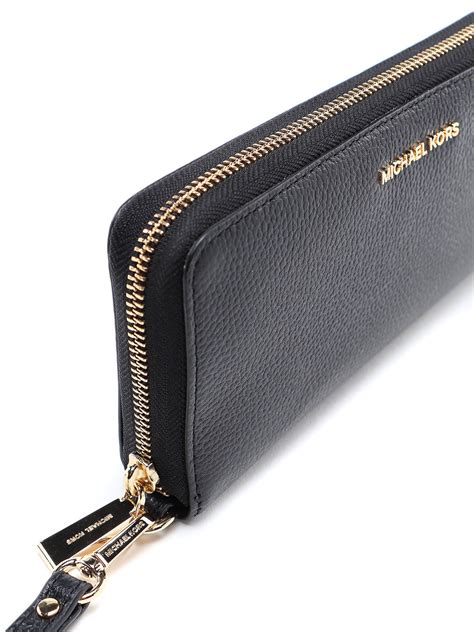 michael michael kors women's jet set continental wallet|michael kors silver metallic wallet.